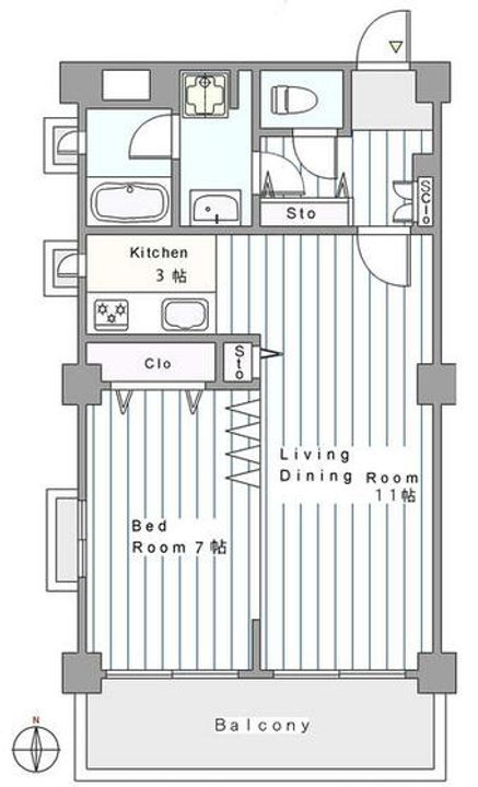 ヴィラ東邦の間取り
