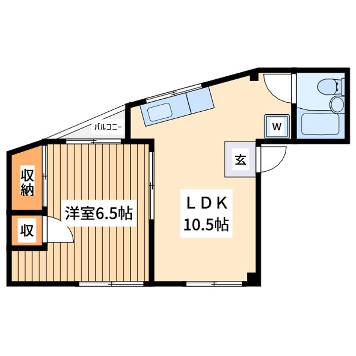 ちば家ビルの間取り