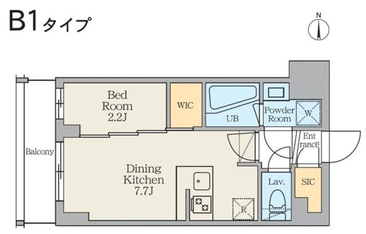 クレストコート東日暮里の間取り