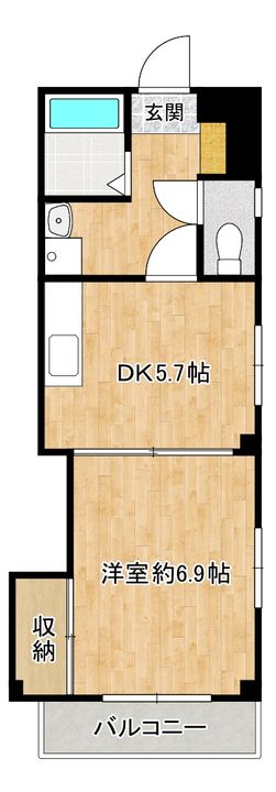 サンエスハイツの間取り