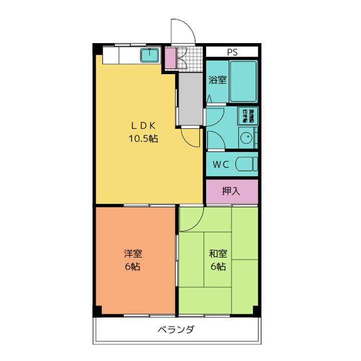 エクセル若宮の間取り