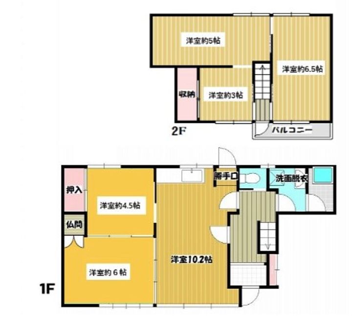 福岡県久留米市御井町(一戸建)の賃貸物件の間取り