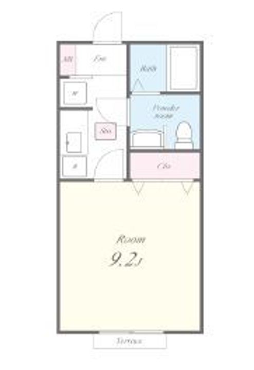 大阪府泉佐野市市場西3(アパート)の賃貸物件の間取り