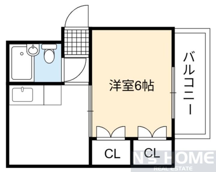 サニーハイツ都島の間取り