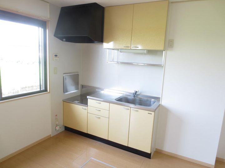 茨城県ひたちなか市大字足崎(アパート)の賃貸物件のキッチン