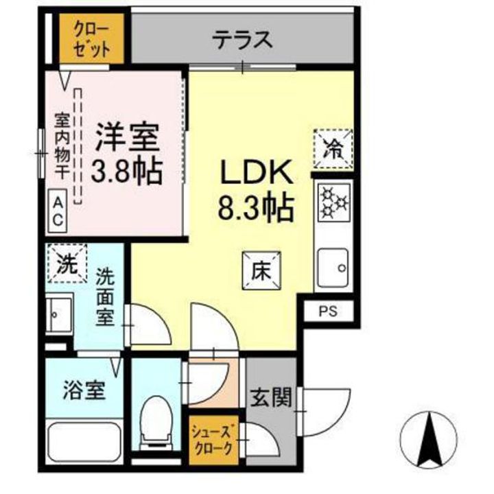 D Paina Kannonの間取り