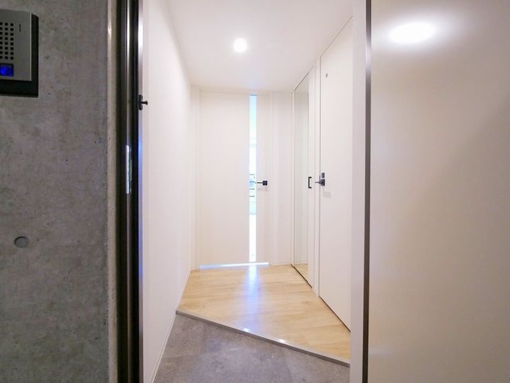 ウェルズビレッジの玄関