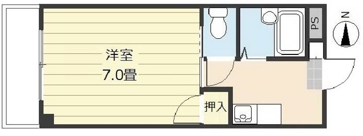 若里グリーンハウスの間取り