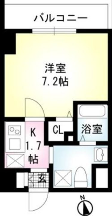 東京都江東区東砂6(マンション)の賃貸物件の間取り