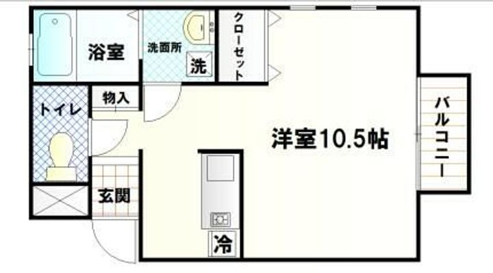 神奈川県鎌倉市小袋谷2(アパート)の賃貸物件の間取り