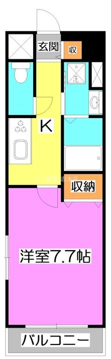 埼玉県志木市本町5(マンション)の賃貸物件の間取り