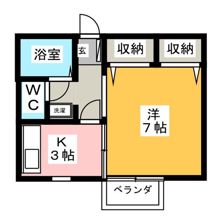 クレールヒノデの間取り