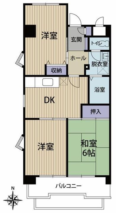 めぐみビルの間取り