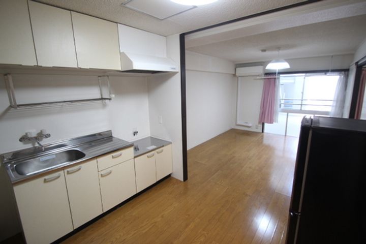 岡山県岡山市北区弓之町(マンション)の賃貸物件のキッチン