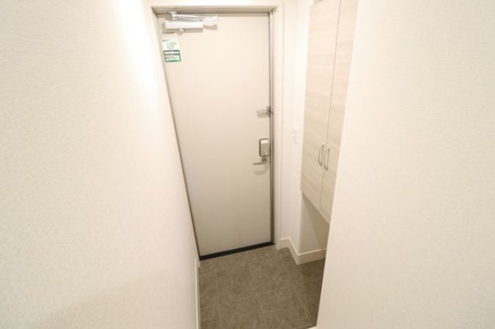 群馬県伊勢崎市宮子町(アパート)の賃貸物件の玄関