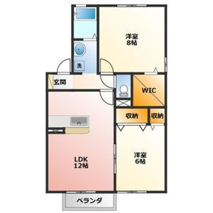 シェトワボヌール Aの間取り