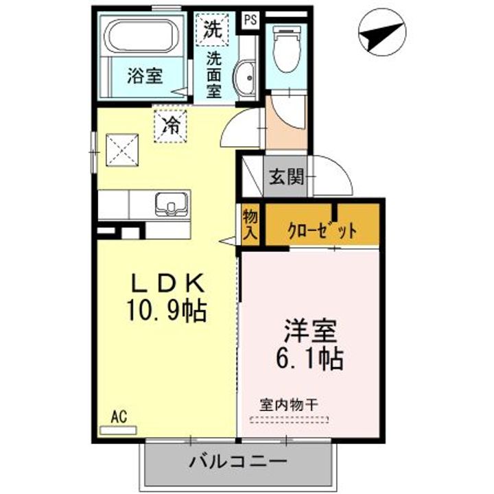 トロワーズ湘南VIの間取り