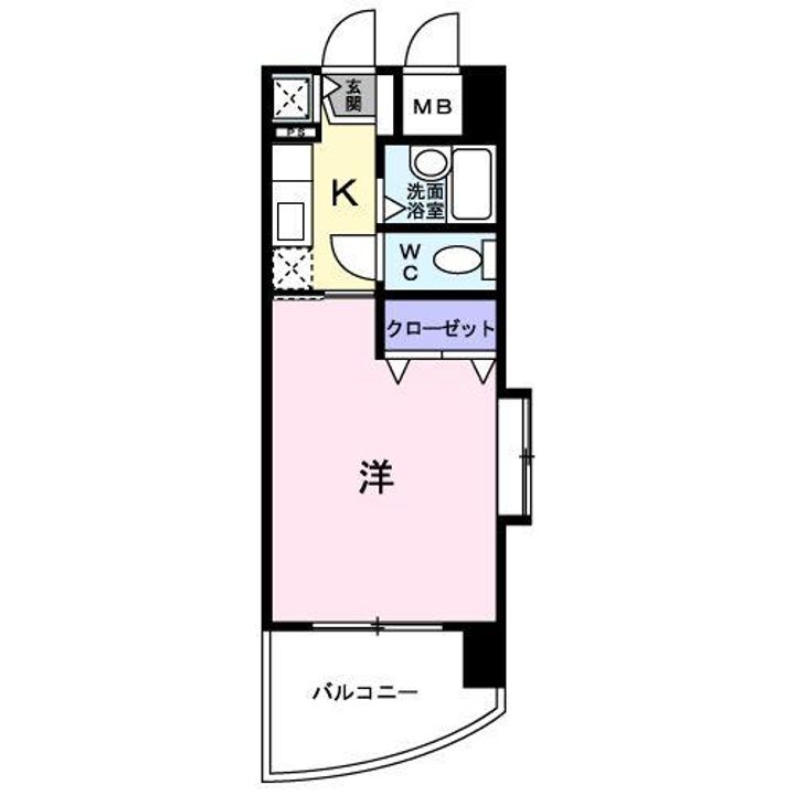 広島県広島市佐伯区隅の浜2(マンション)の賃貸物件の間取り