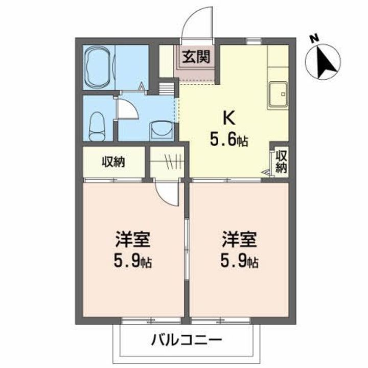 モンシェールIの間取り
