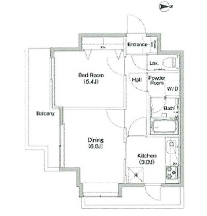 レジデンス三軒茶屋スクエアの間取り