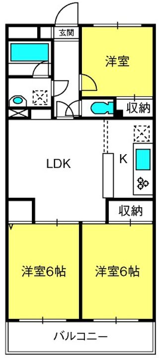 グランドメゾン大宮の間取り
