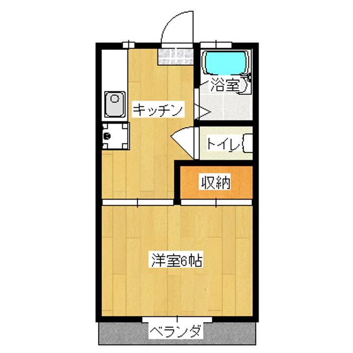 コーポリバースの間取り