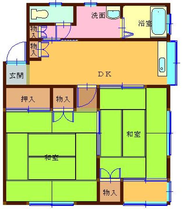 ハイツヤマト202の間取り