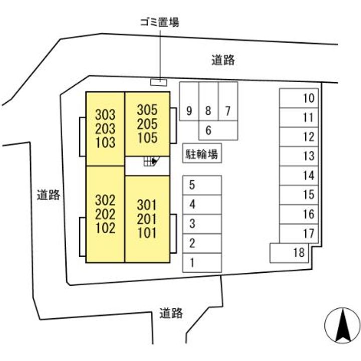 熊本県熊本市南区薄場1(アパート)の賃貸物件の地図