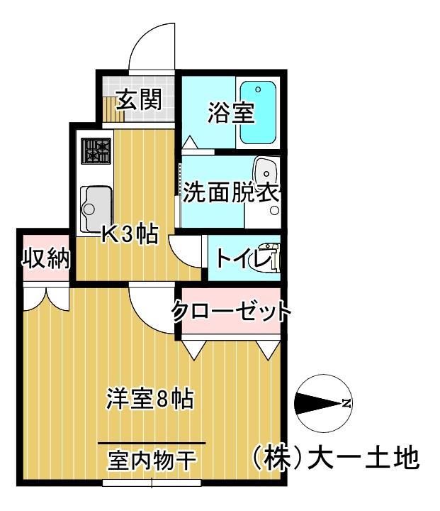 チュテレールB棟の間取り