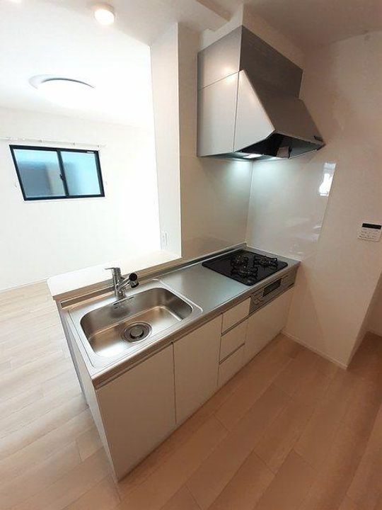 熊本県菊池市西寺(アパート)の賃貸物件のキッチン