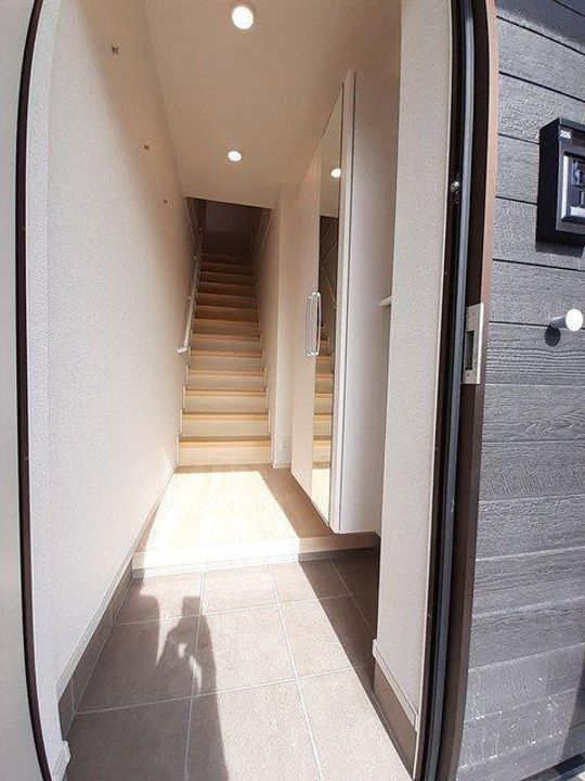 熊本県菊池市西寺(アパート)の賃貸物件の玄関