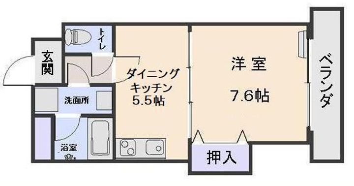レオシティ駿の間取り