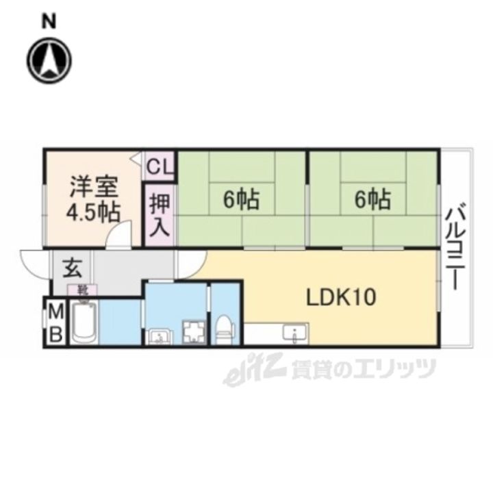 アーバンハイム郡山の間取り