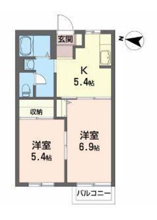 フェリースKIIIの間取り
