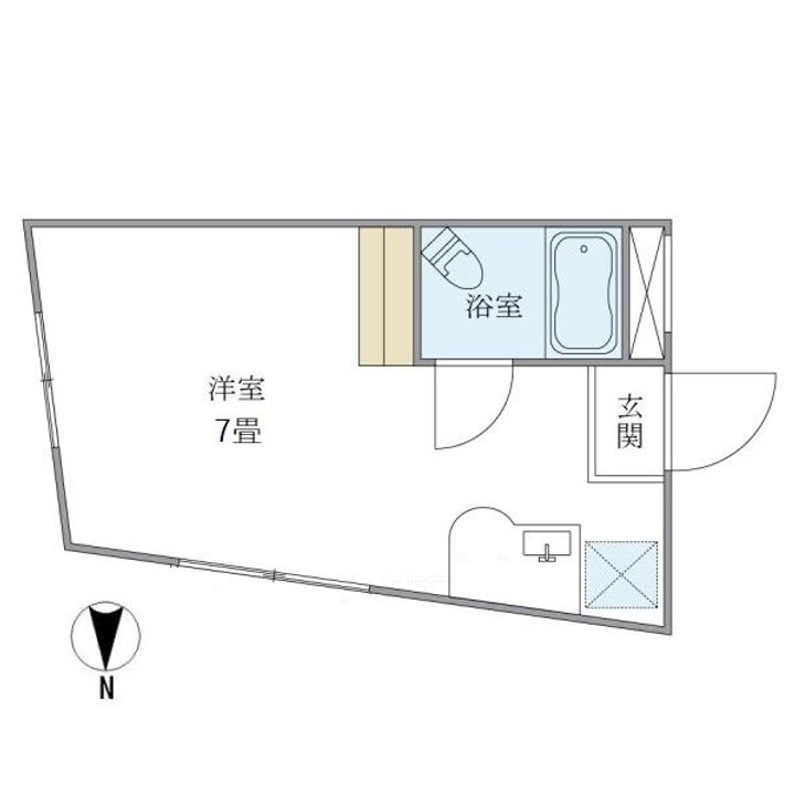 東京都世田谷区玉川4(マンション)の賃貸物件の間取り