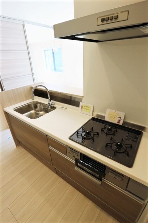 千葉県柏市旭町8(アパート)の賃貸物件のキッチン