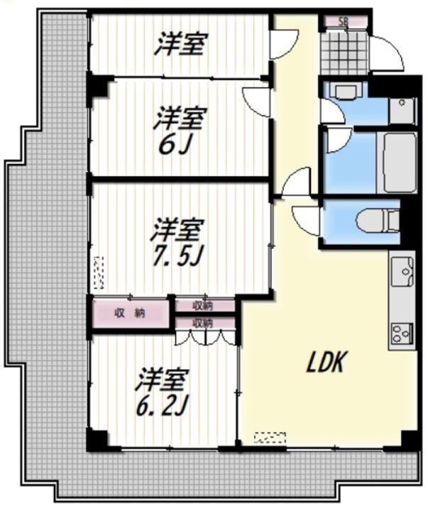 ガーデンコート大泉学園の間取り