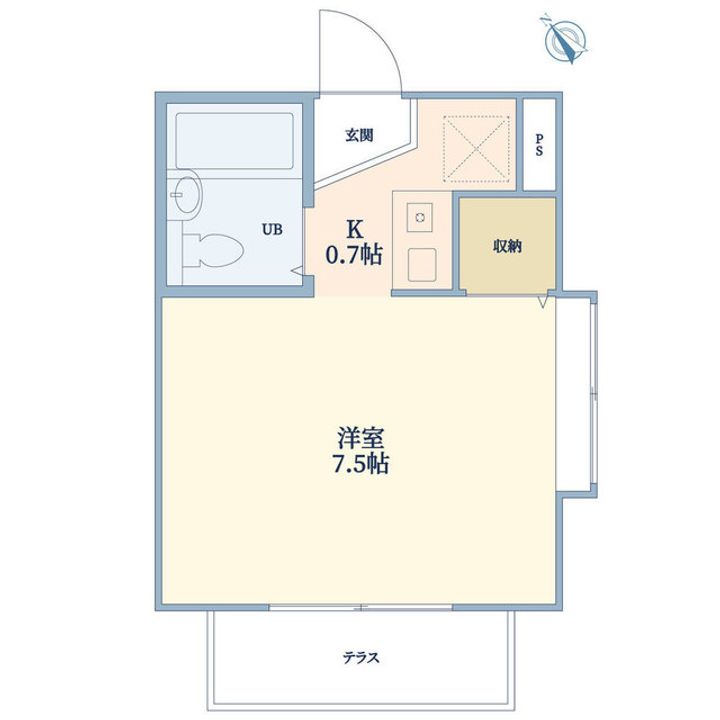 es白楽IIの間取り