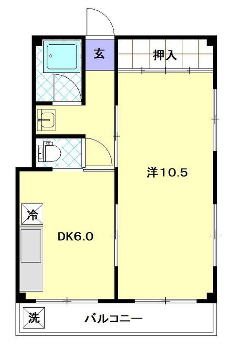 河野ビルの間取り
