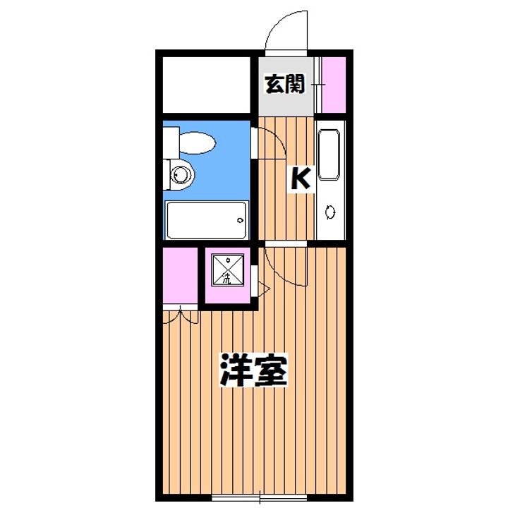 ドエル上地西八王子の間取り