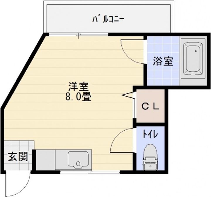 畑本ハイツの間取り