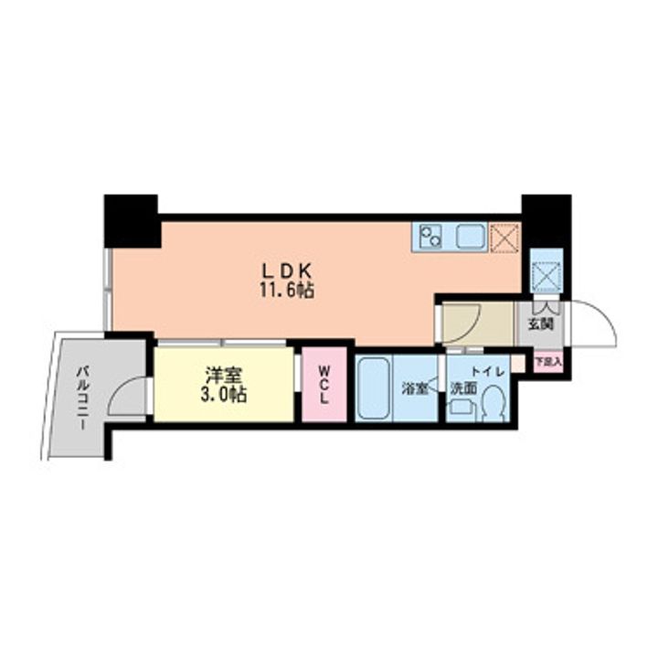 セレニテ本町グランデの間取り