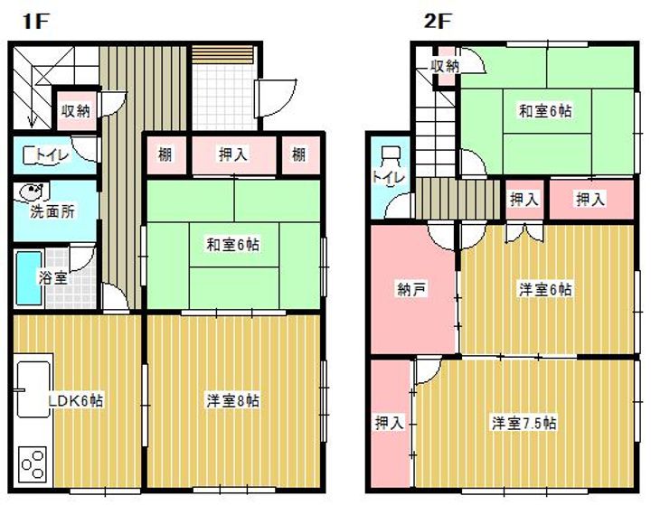 茨城県取手市井野台3(一戸建)の賃貸物件の間取り