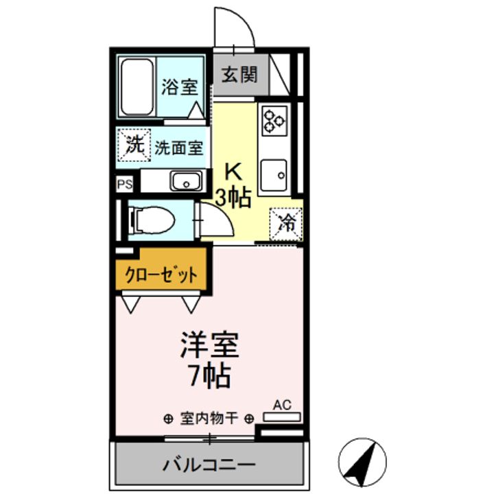 ソレイユの間取り