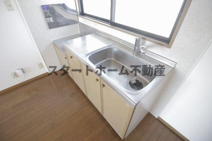 徳島県板野郡藍住町住吉字神蔵(アパート)の賃貸物件のキッチン