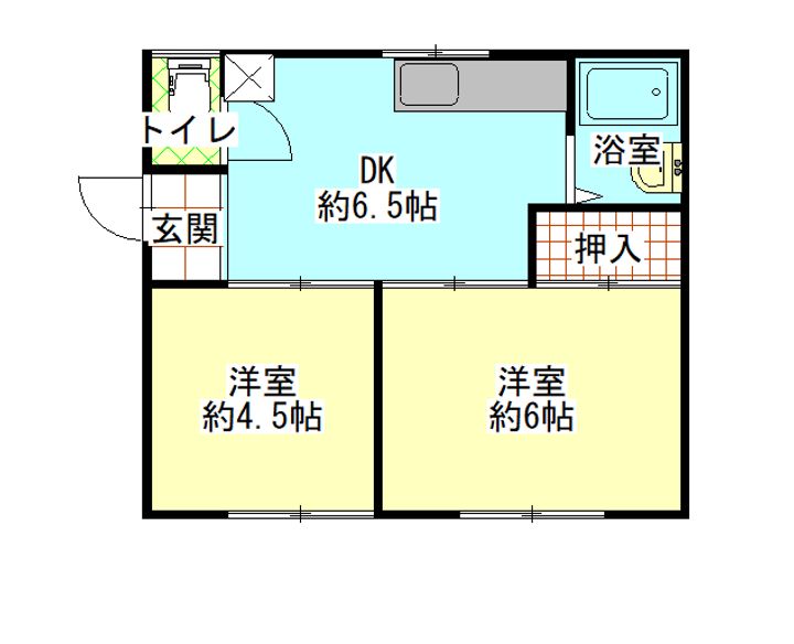 安達アパートの間取り