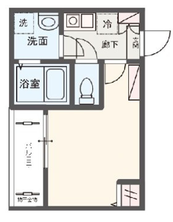 千葉県市川市香取1(アパート)の賃貸物件の間取り