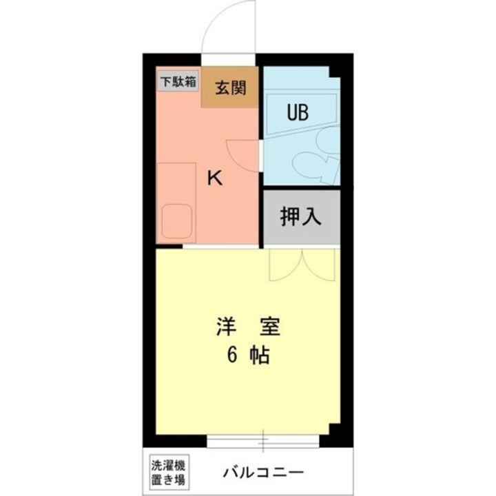 東京都八王子市堀之内(アパート)の賃貸物件の間取り