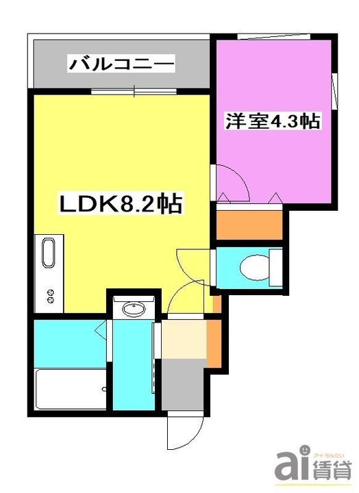 東京都西東京市ひばりが丘北3(アパート)の賃貸物件の間取り