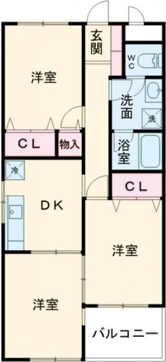 東京都江戸川区鹿骨5(マンション)の賃貸物件の間取り